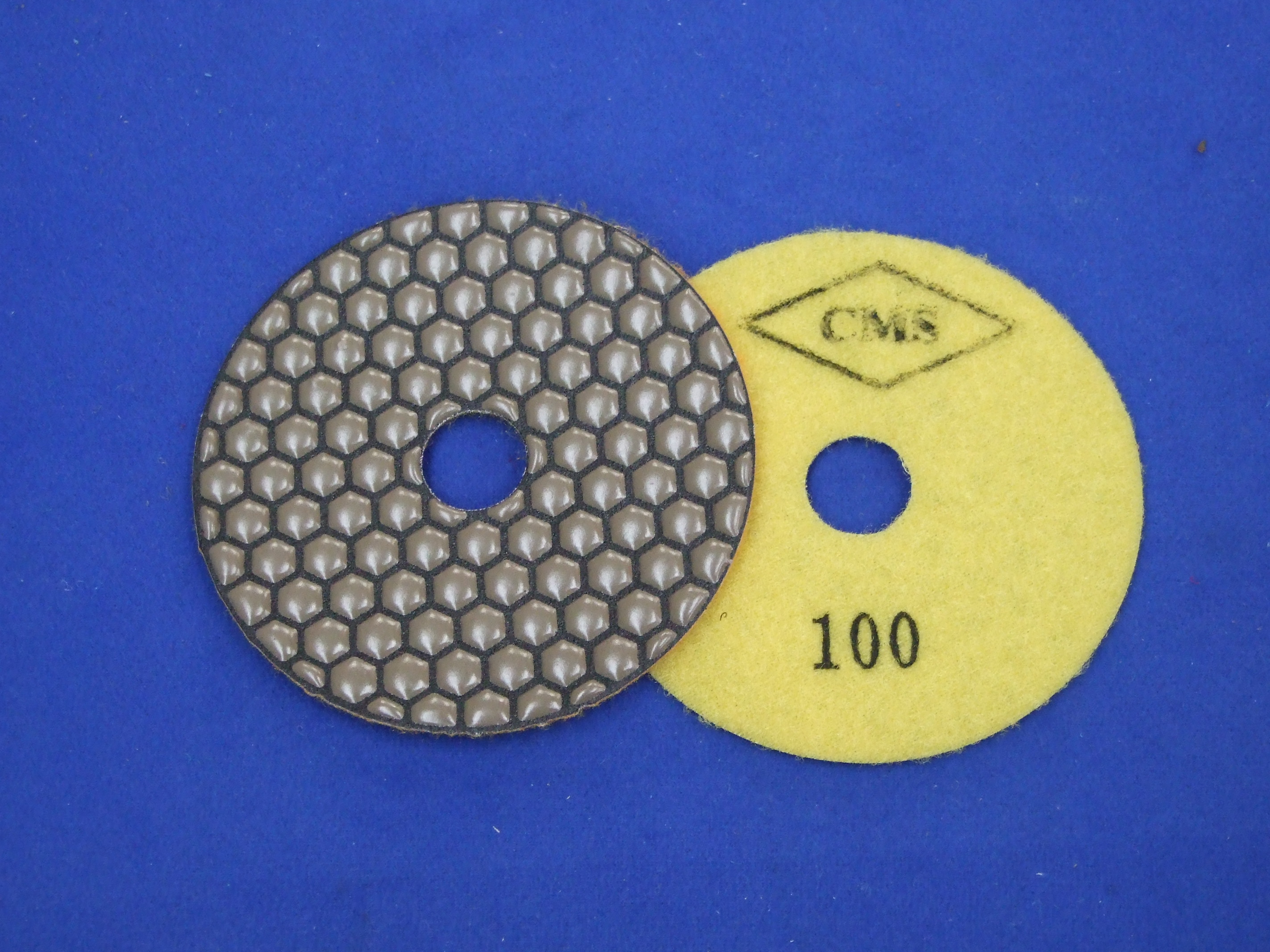 Ceramica Dry Polishing Disc for Granite and Marble 100 grit Yellow ...